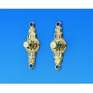 Doorknob with panel (2pcs)