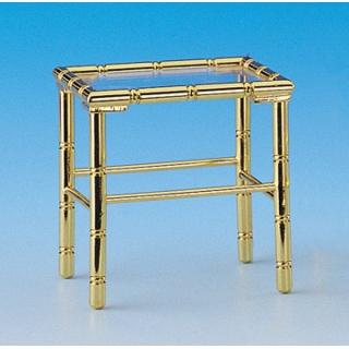 Brass coffee table 45x35x48