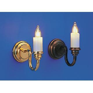 Brilliant bronze wall sconces