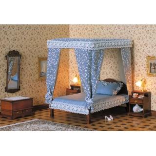 Chippendale four-poster bed