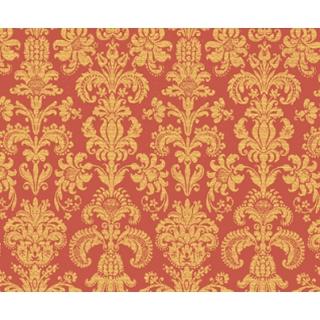 Pink damask wallpaper