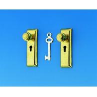 Handles knob with key (2pcs)
