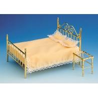 Brass double bed