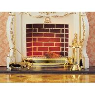 Brass fireplace set