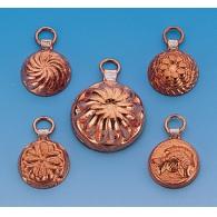 Copper forms (5 pcs)