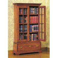 Chippendale bookcase 2 doors