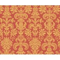 Pink damask wallpaper