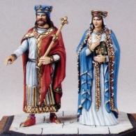 Ugo Capeto and Adelaide d'Aquitania